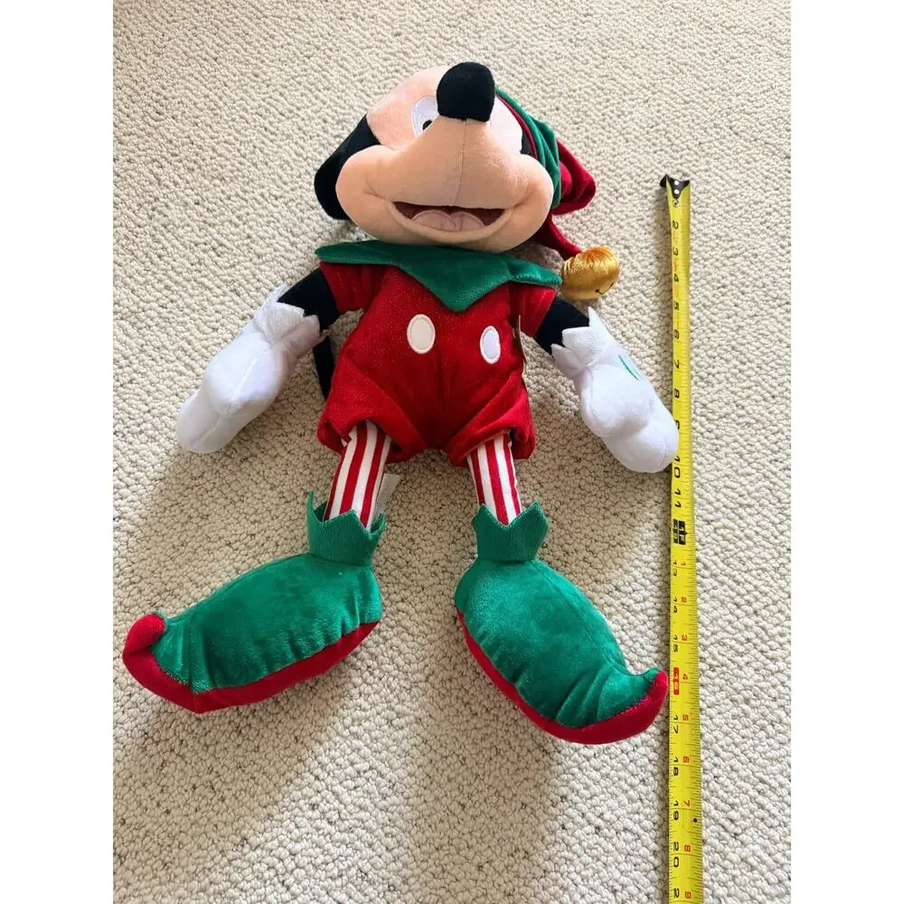 Disney Store 2009 Mickey Mouse Christmas Elf Plush 17